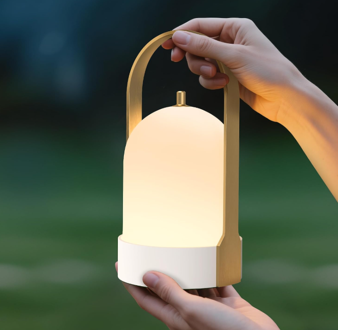 Rechargeable Outdoor Table Lamp, Portable Lantern, Waterproof