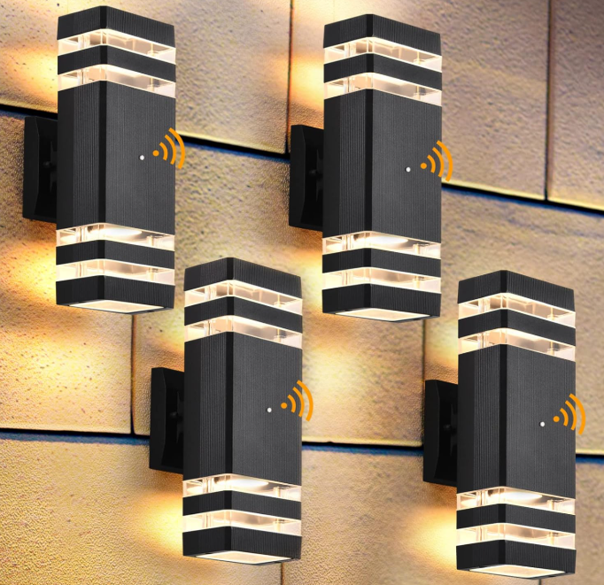 Dusk to Dawn Outdoor Wall Light, Up and Down Lighting, for House and Porch