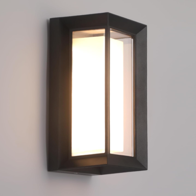 Outdoor Wall Light, Indoor and Outdoor Use, Adjustable Lighting, Multiple Color Temperatures, Waterproof Aluminum Fixture