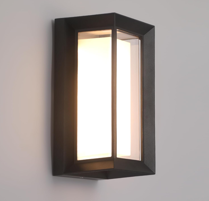 Outdoor Wall Light, Indoor and Outdoor Use, Adjustable Lighting, Multiple Color Temperatures, Waterproof Aluminum Fixture