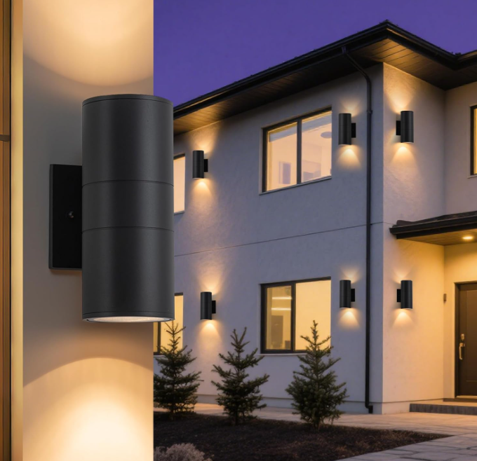Modern Outdoor Wall Sconce, Exterior Lighting, 4 Pack - Image 2