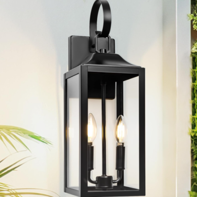 Large Outdoor Wall Light, Modern Design, Waterproof Exterior Fixture