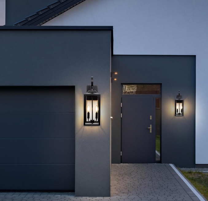 Large Outdoor Wall Light, Modern Design, Waterproof Exterior Fixture - Image 2